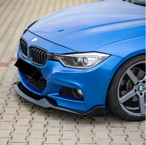 M Sport Black Front Lip - BMW F30 3 Series