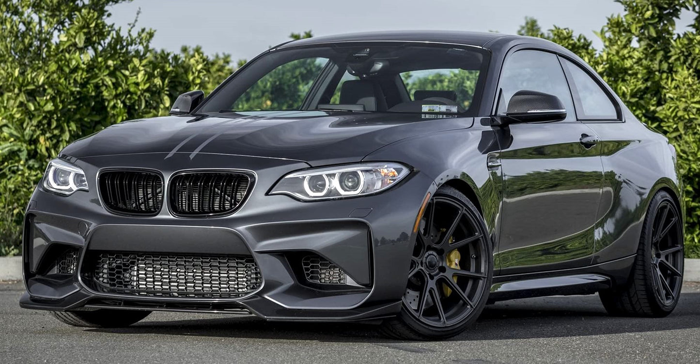 Black Kidney Grille - BMW F87 M2 & F22/F23 2 Series