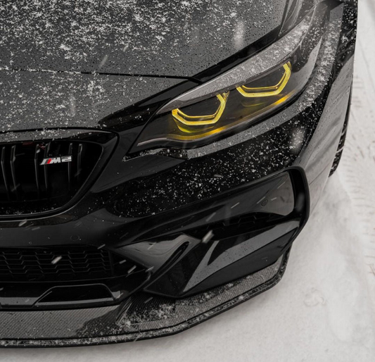 CSL Yellow LED Headlight DRL Module - BMW F87 M2 & F22/F23 2 Series