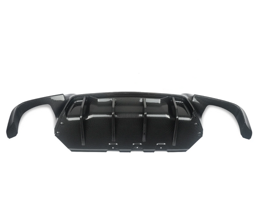 Carbon CS Style Rear Diffuser M Sport Bumper - BMW F10 5 Series